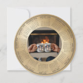 2026 Calendar Christmas with pets Holiday Card Feestdagenkaart (Achterkant)