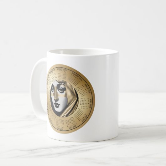 2026 Calendar Coffee or Tea Koffiemok (Voorkant links)