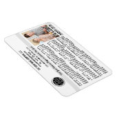 2026 Calendar Custom Business Logo Name Photo Whit Magneet (Rechterzijde)