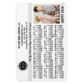 2026 Calendar Custom Business Logo Name Photo Whit Magneet (Verticaal)