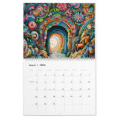 2026 Calendar Doodle Caves Art Calendar Kalender (Mar 2026)