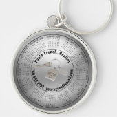 2026 Calendar Editable Real Estate Keychain (Voorkant)