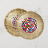 2026 Calendar Editable Thank You For Your Business Feestdagenkaart (Voorkant / Achterkant)