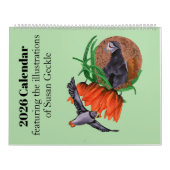 2026 Calendar featuring nature illustrations  Kalender (Hoes)