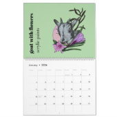 2026 Calendar featuring nature illustrations Kalender (Jan 2026)
