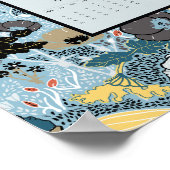 2026 Calendar Full Year Floral Butterflies Poster (Hoek)