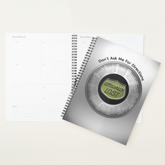 2026 Calendar Funny Officially Lost Planner (Display)