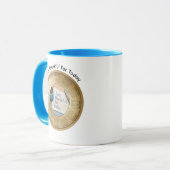 2026 Calendar I Am Thankful For Today Coffee Mok (Voorkant links)