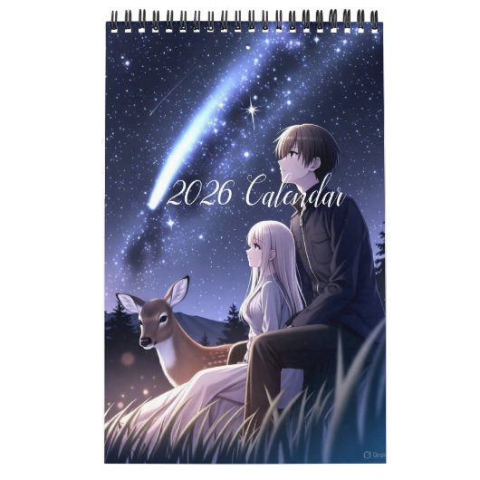 2026 Calendar (Images created by Grok) Kalender (Hoes)