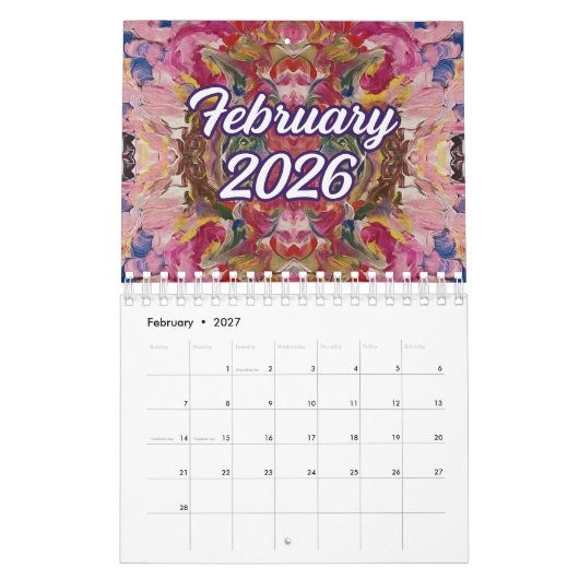 2026 calendar  kalender (Feb 2027)