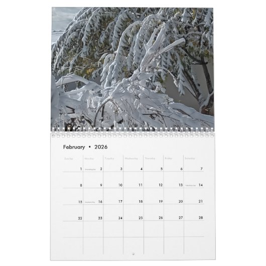 2026 Calendar Kalender (Feb 2026)