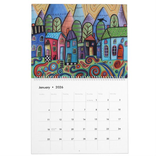 2026 CALENDAR KALENDER (Jan 2026)