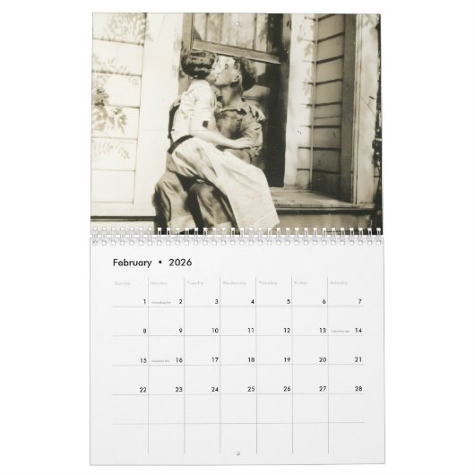 2026 Calendar Kalender (Feb 2026)