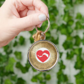 2026 Calendar Keychain Lovers Red Heart (Hand)