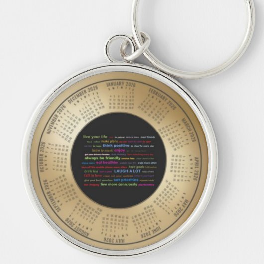 2026 Calendar Keychain Resolutions (Voorkant)