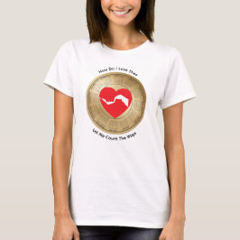 2026 Calendar Lovers' Hoe hou ik van je T-shirt