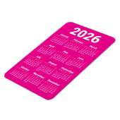 2026 Calendar Magnet | Custom colors Magneet (Linkerzijde)