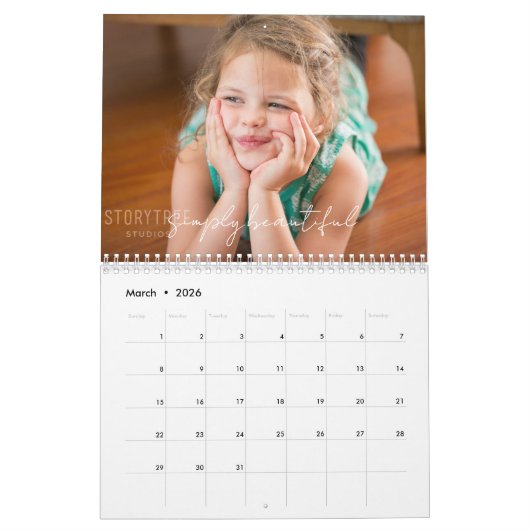 2026 Calendar Motivational With Family Photos Kalender (Mar 2026)