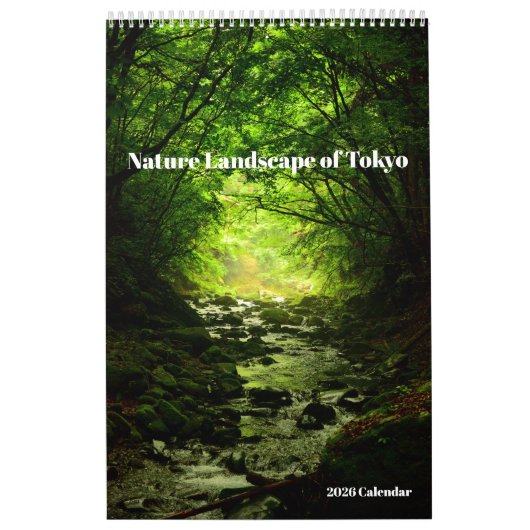 2026 Calendar , Nature landscape of Tokyo Kalender (Hoes)