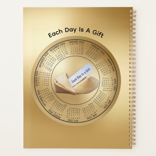 2026 Calendar Planner Each Day Is A Gift (Achterkant)