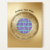 2026 Calendar Planner quote Another Year Wiser (Achterkant)