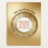 2026 Calendar Planner quote Take Care Of Your Body (Voorkant)