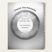 2026 Calendar Planner quote We Remember Moments (Achterkant)