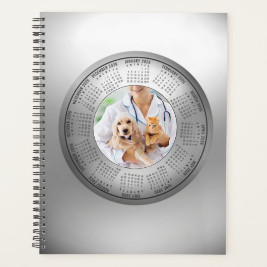 2026 Calendar Planner Veterinarians Animal Lovers (Voorkant)