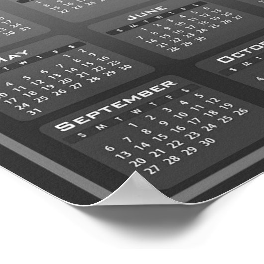 2026 Calendar  Poster (Hoek)