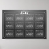 2026 Calendar  Poster (Voorkant)