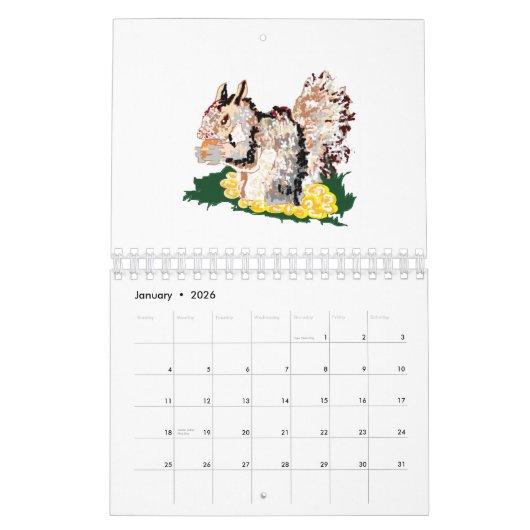 2026 Calendar : SEASON'S Kalender (Jan 2026)