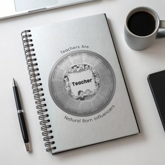 2026 Calendar Teachers Are Natural Born Influencer Planner
