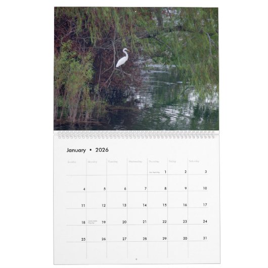 2026 Calendar: The Art of Fishing by A.Grate Egret Kalender (Jan 2026)