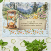 2026 Calendar Towel Alps Mountains Proverbs Theedoek (Gevouwen)