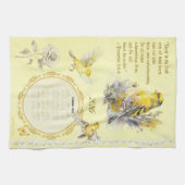 2026 Calendar Towel Goldfinch Trust in the Lord  Theedoek (Horizontaal)