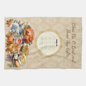 2026 Calendar Towel Grace Bless Us O Lord Theedoek (Horizontaal)