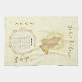 2026 Calendar Towel In God We Trust Theedoek