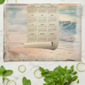 2026 Calendar Towel Inspirational Psalm 139 Theedoek (Gevouwen)