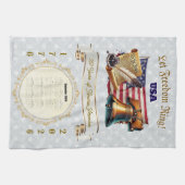 2026 Calendar Towel Let Freedom Ring 250 Years Theedoek (Horizontaal)