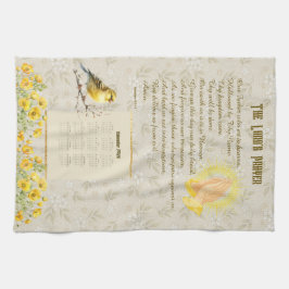 2026 Calendar Towel The Lord's Prayer Theedoek
