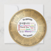 2026 Calendar We Appreciate Your Business Feestdagenkaart (Voorkant)