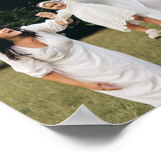 2026 Calendar with Teal Background  Poster (Hoek)