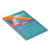 2026 Calendar with USA 250 Capital Dome America Notitieboek (Rechterzijde)