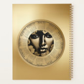 2026 Calendar Woman's Gold Face Planner (Achterkant)