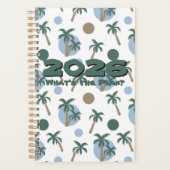 2026 CALM PALM 'What's the Plan' Customizable Planner (Voorkant)