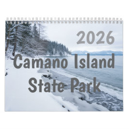 2026 Camano Island State Park Personalized Kalender