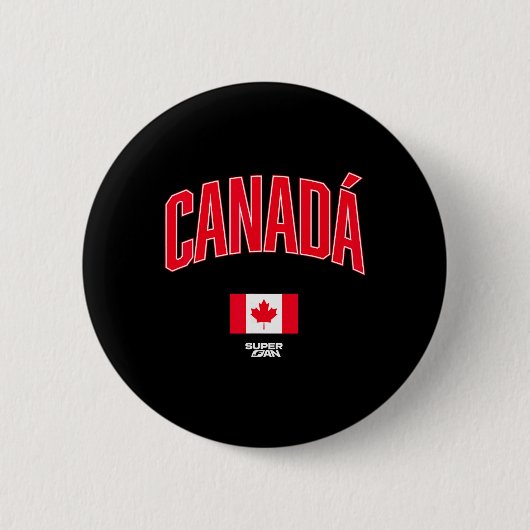 2026 Canada Soccer Fan World Cup _2 Ronde Button 5,7 Cm (Voorkant)