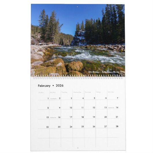 2026 Canada Winter Wonderland Kalender (Feb 2026)