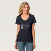 2026 Carolinas Sketch Crawl Dames V-hals T-shirt (Voorkant volledig)