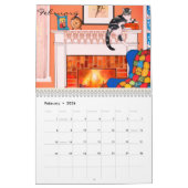 2026 Cats Just Wanna Have Fun Cat Art  Kalender (Feb 2026)